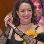 Foto: Peter Meuter / Solingen , Theater, Sitzung der KG Mukemau, 28.01.2018.
im Bild:
Stimmung im Saal, froehliche Menschen, verkleidete Menschen tanzende Menschen aus Solingen