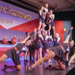 Foto: Peter Meuter / Solingen , Theater, Sitzung der KG Mukemau, 28.01.2018.
im Bild:
Tanzgruppe Klingenstadt Solingen (Ehrengarde der KG Muckemau) mit einem Sonderauftritt Rock´n Roll